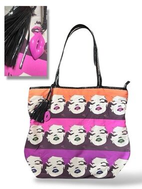Vintage 1990’s Betsey Johnson Warhol Pop Art Marilyn Monroe Tote